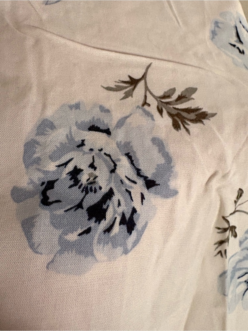 Abercrombie & Fitch Size Small Top Blue Roses Cottegecore Kawaii Fairy Cami S - Picture 4 of 8
